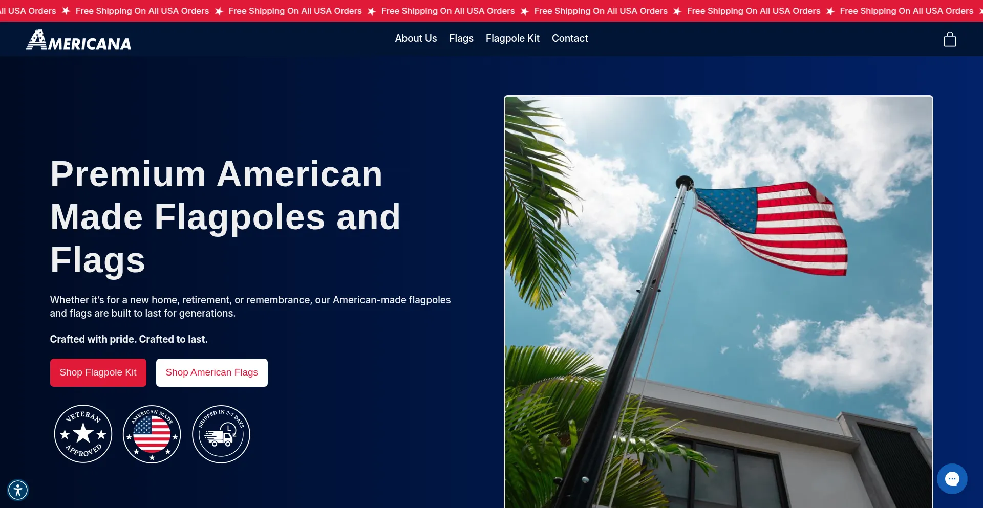Americanaflagpoles.com é Seguro e Confiável?
