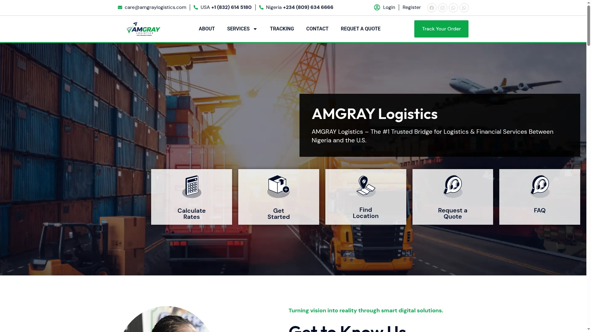 Amgraylogistics.com