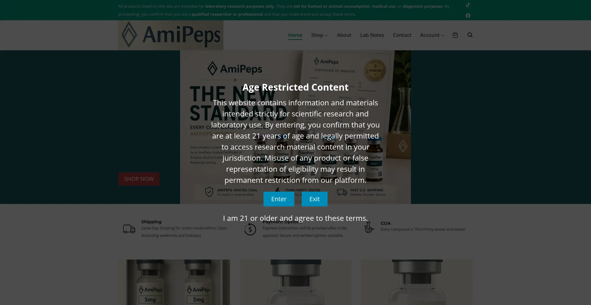 Amipeps.com