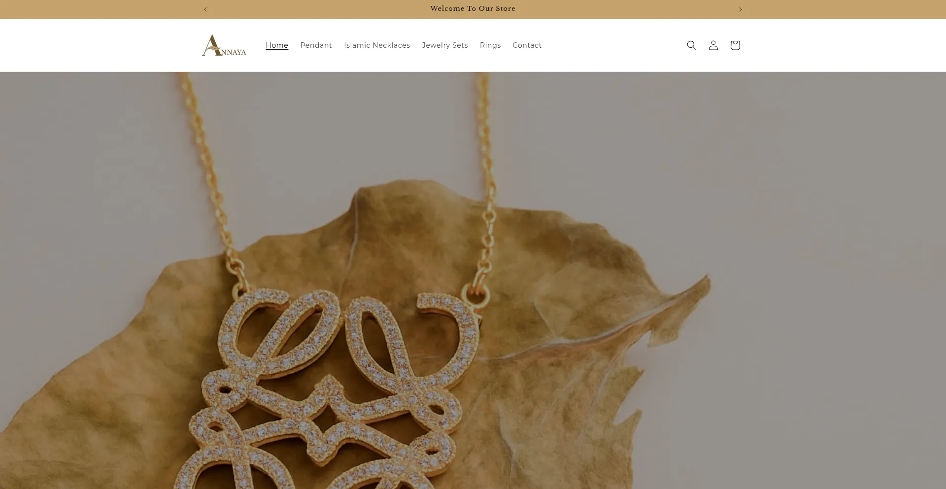 Website screenshot of Annayajewellers.com