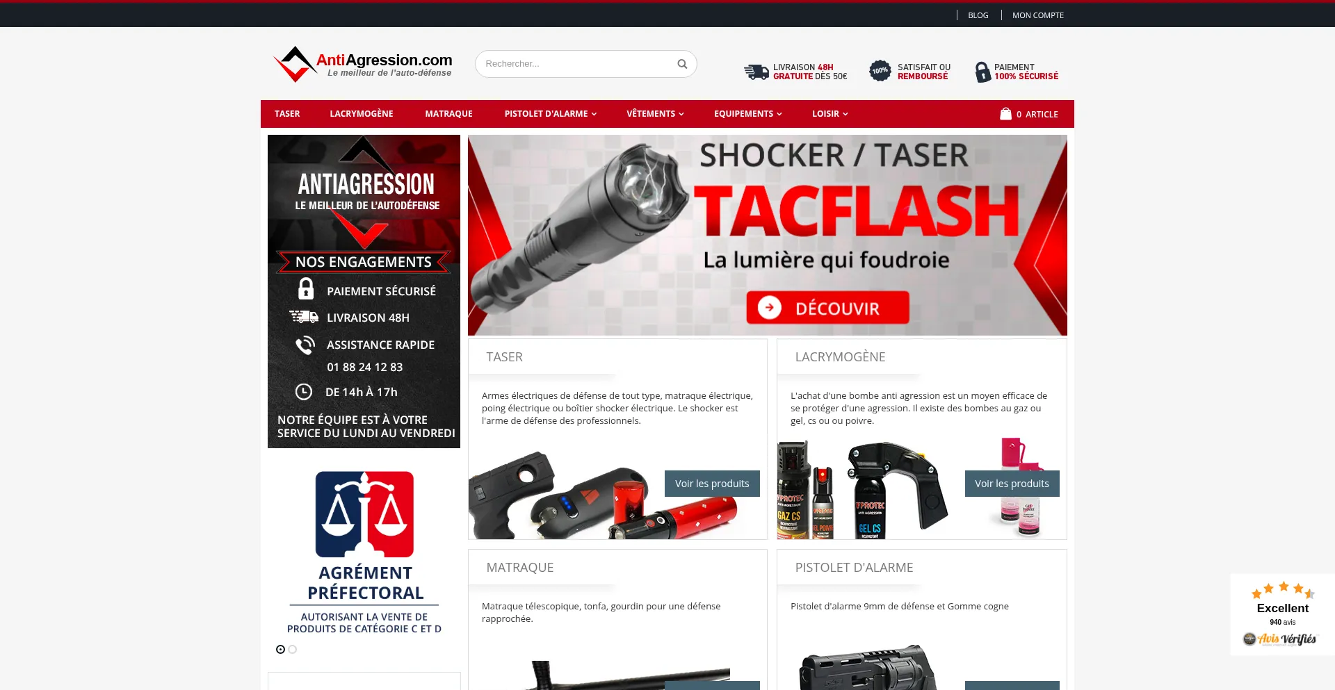 Website screenshot of Antiagression.com