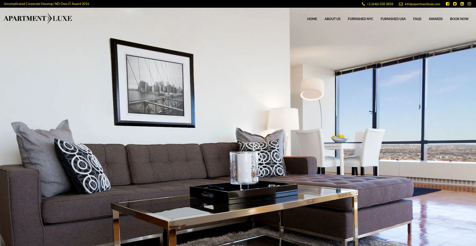 Apartmentluxe.com Screenshot
