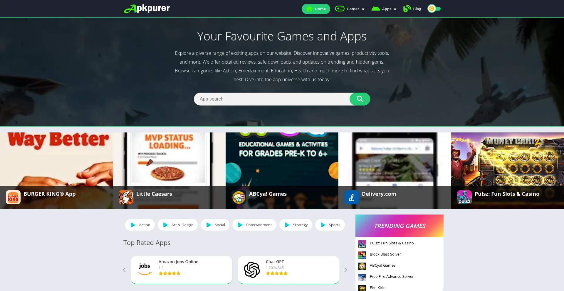 Apkpurer.com Screenshot