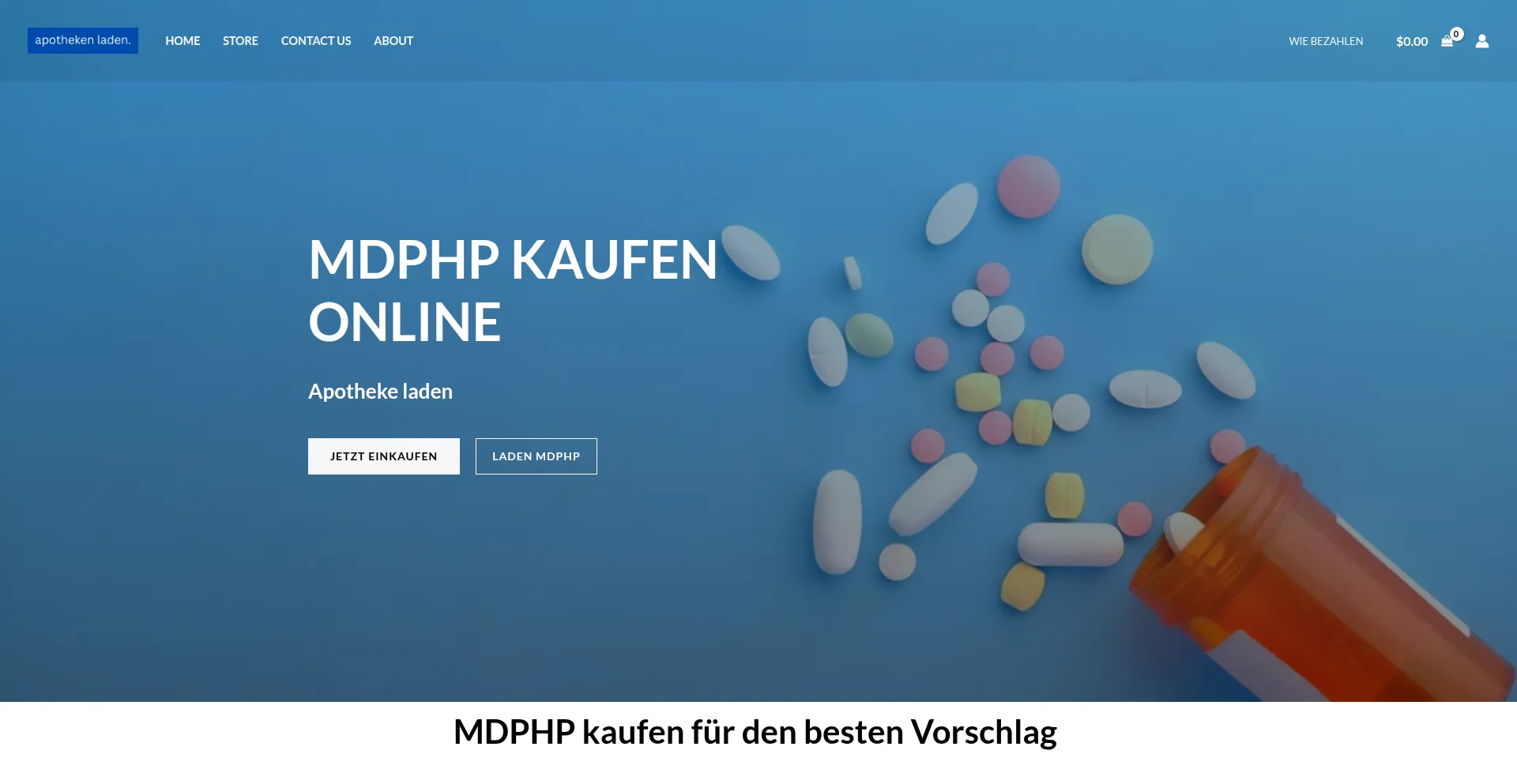 Website screenshot of Apothekenladen.com