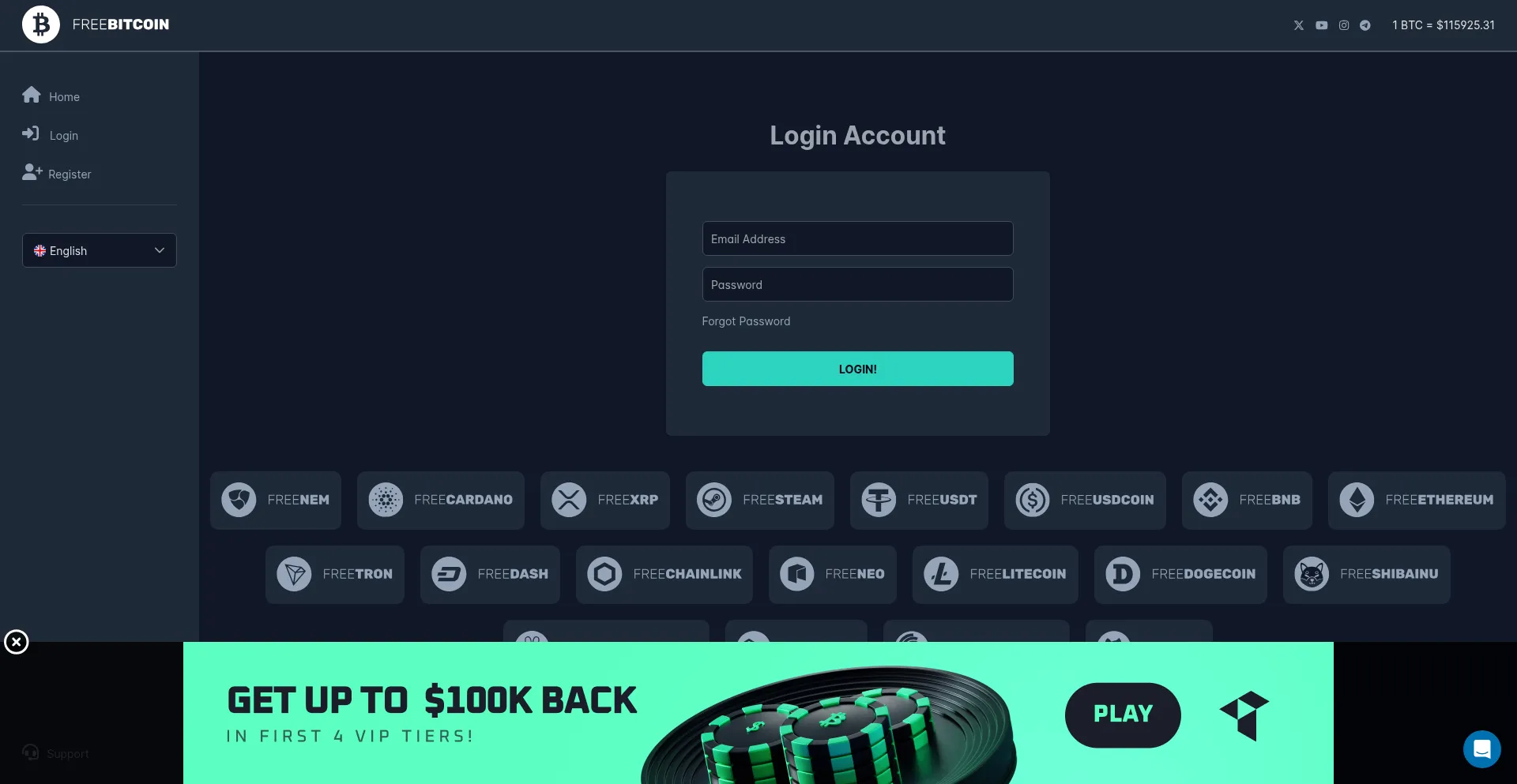 App.freebitcoin.io é Seguro e Confiável?