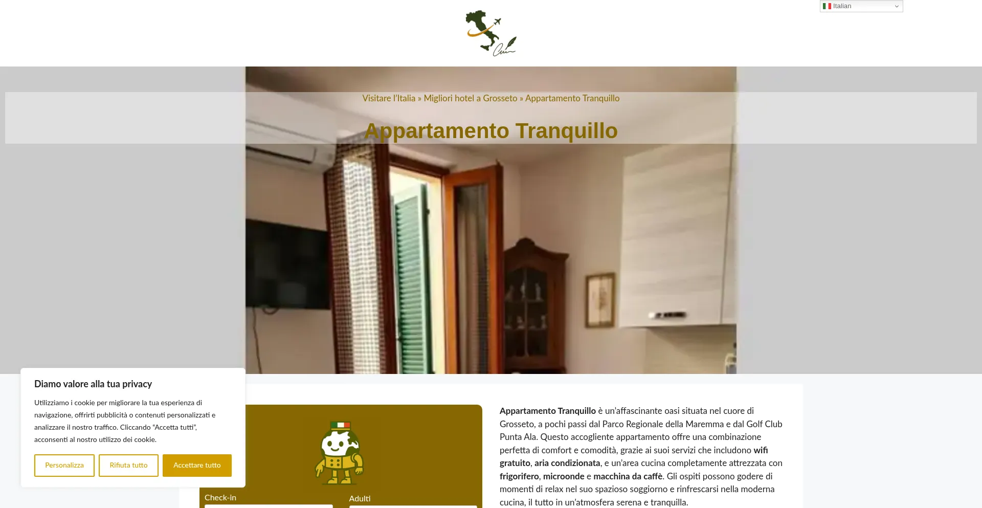 Appartamento-tranquillo.dreaminginrome.com é Seguro e Confiável?