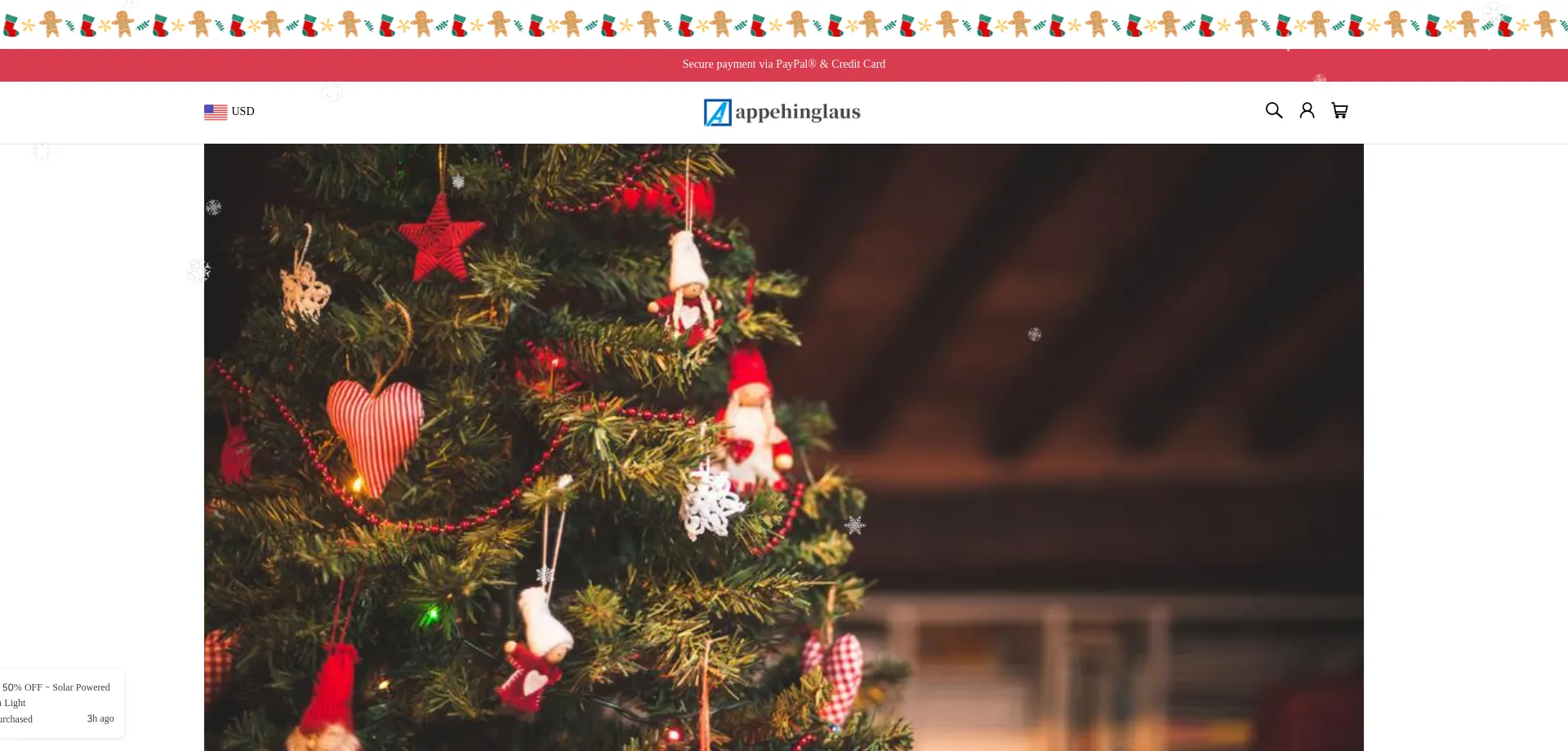 Website screenshot of Appehinglaus.com