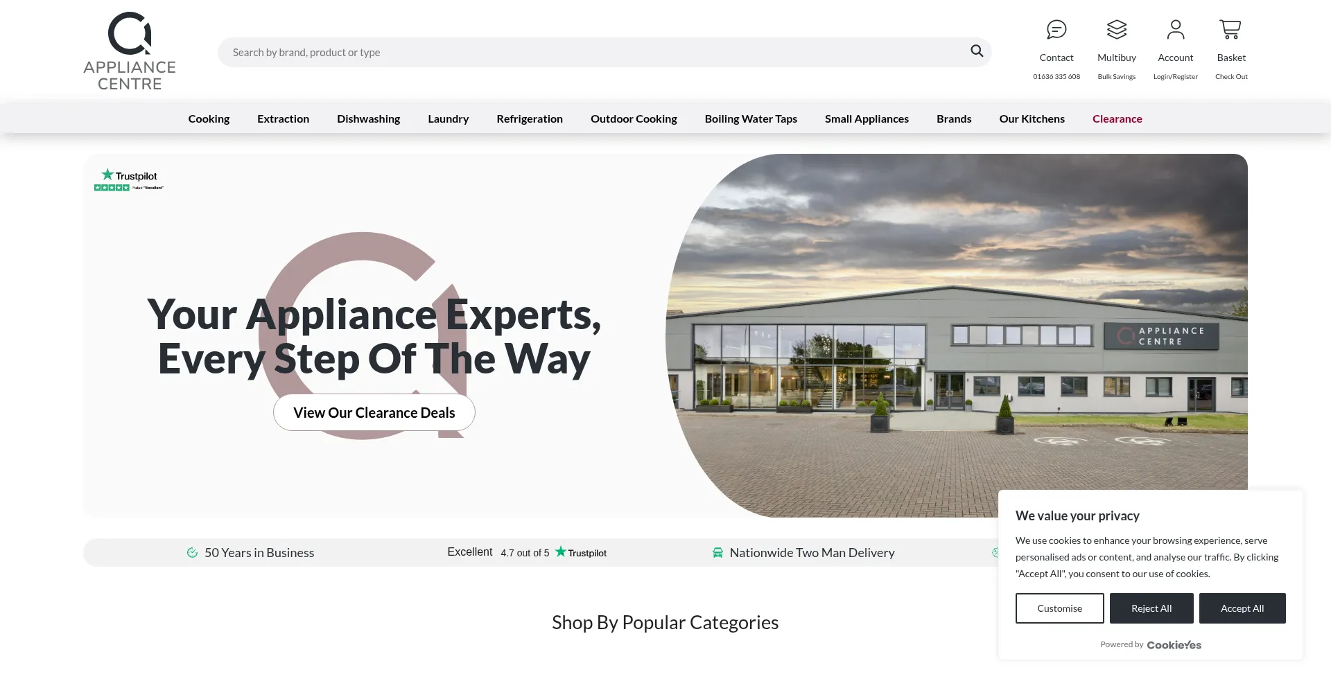 Appliancecentre.co.uk é Seguro e Confiável?