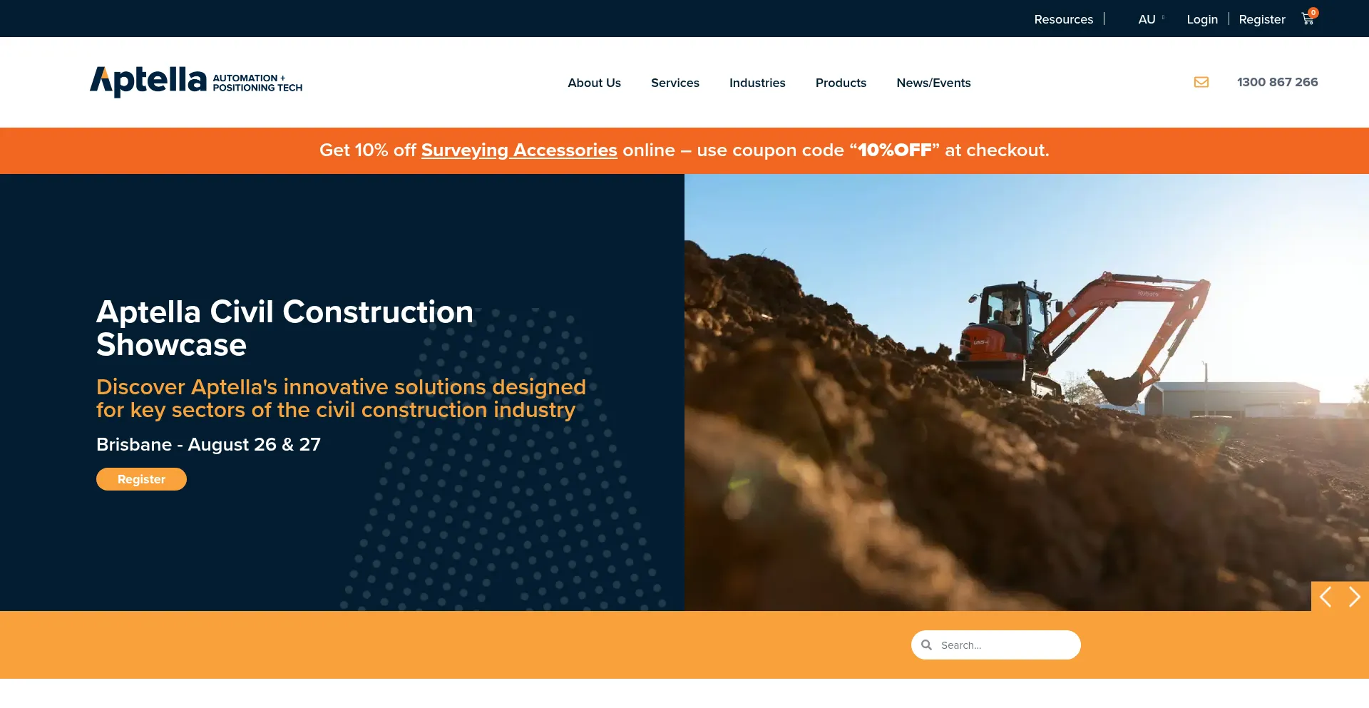 Website screenshot of Aptella.com