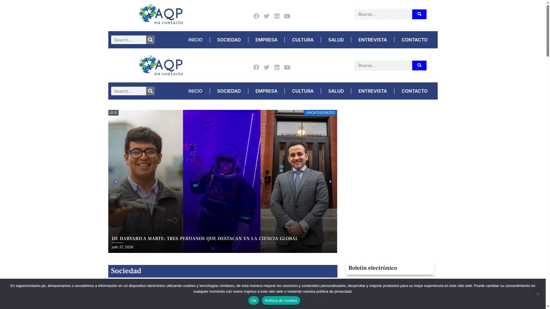 Aqpencontacto.pe