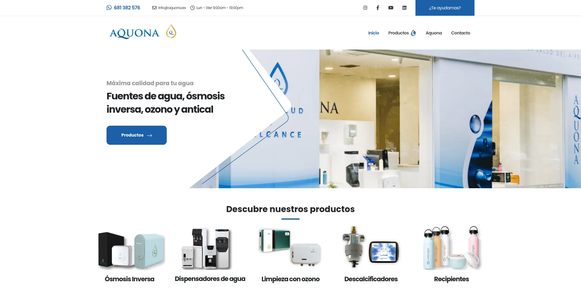 Aquona.es Screenshot