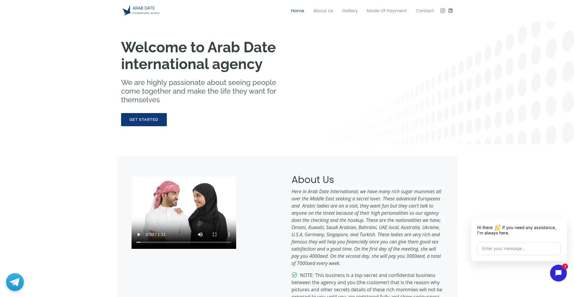 Arabdateinternationalagency.com