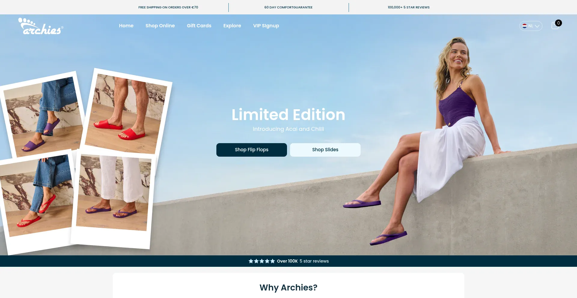 Archiesfootwear.eu