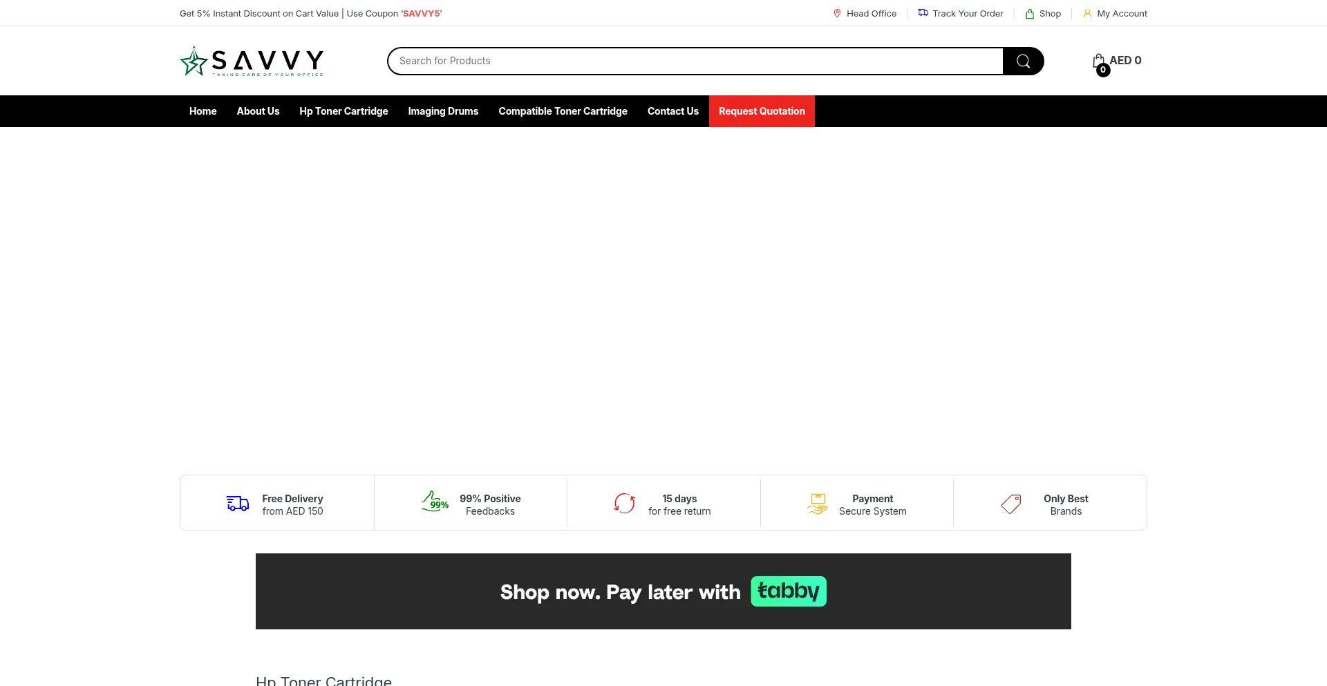 Website screenshot of Ardorsavvy.com