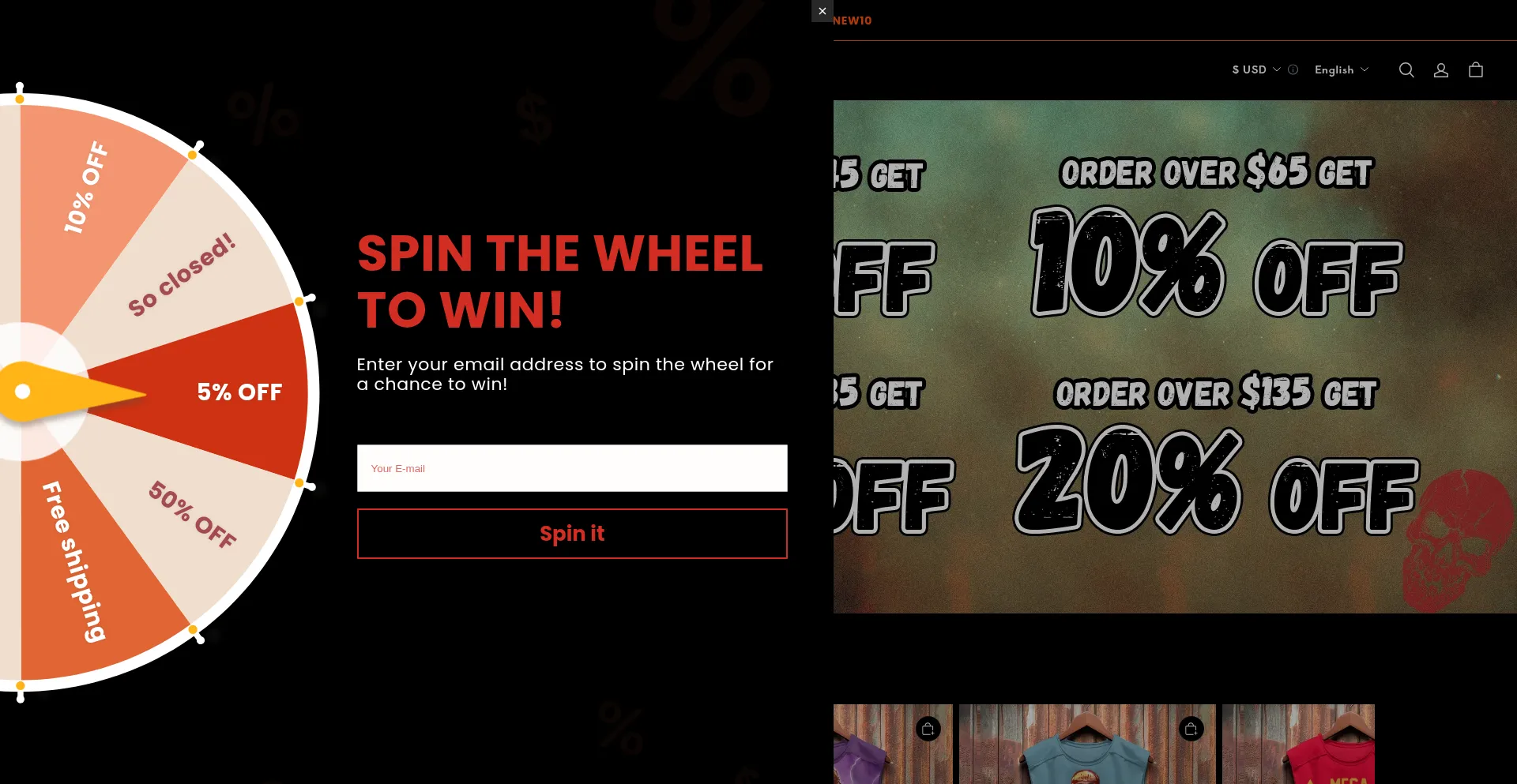 Website screenshot of Arenacreed.com