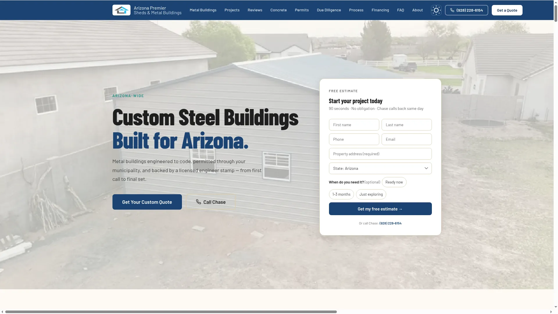 Arizonapremiershedsandmetalbuildings.com