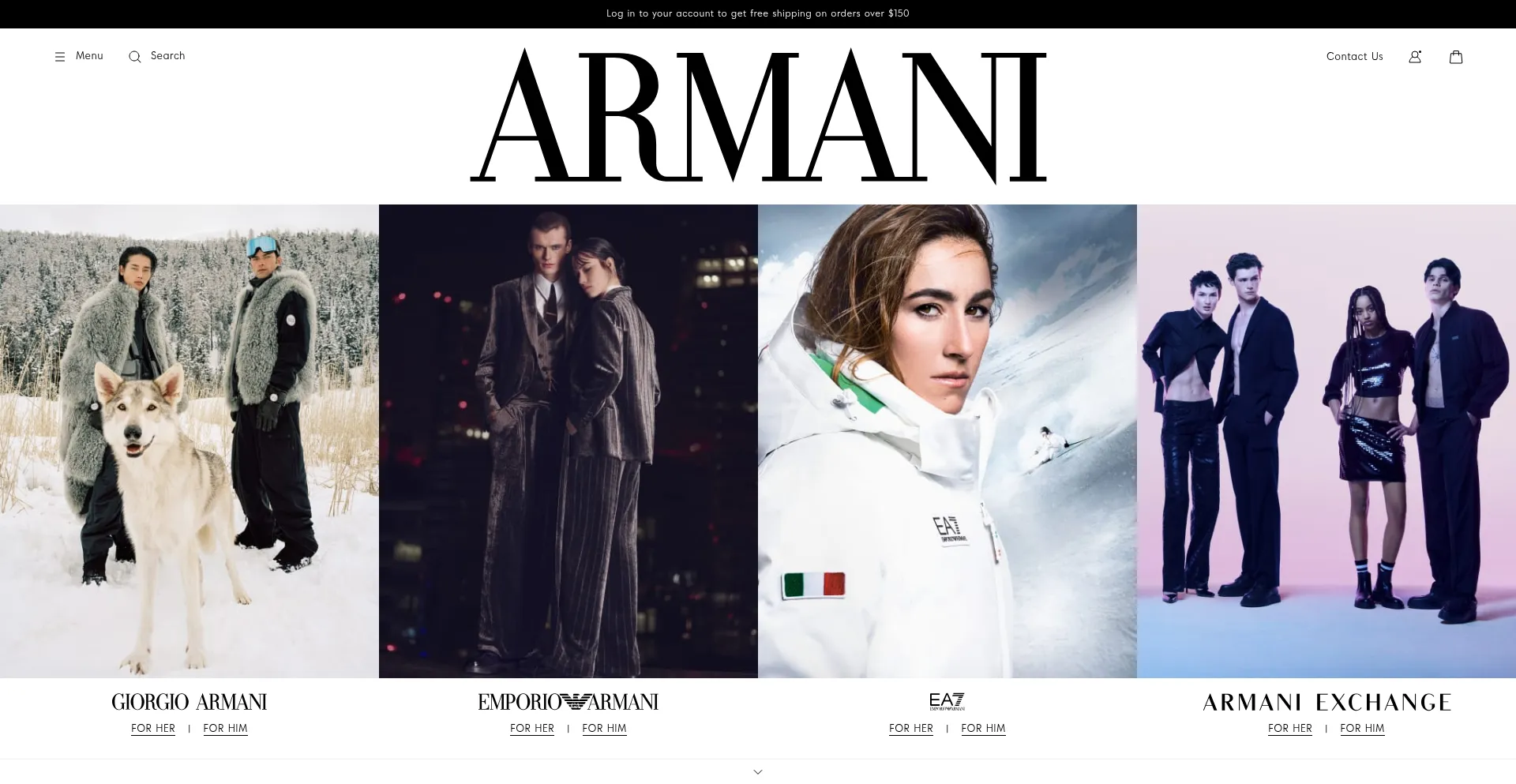 Armani.com