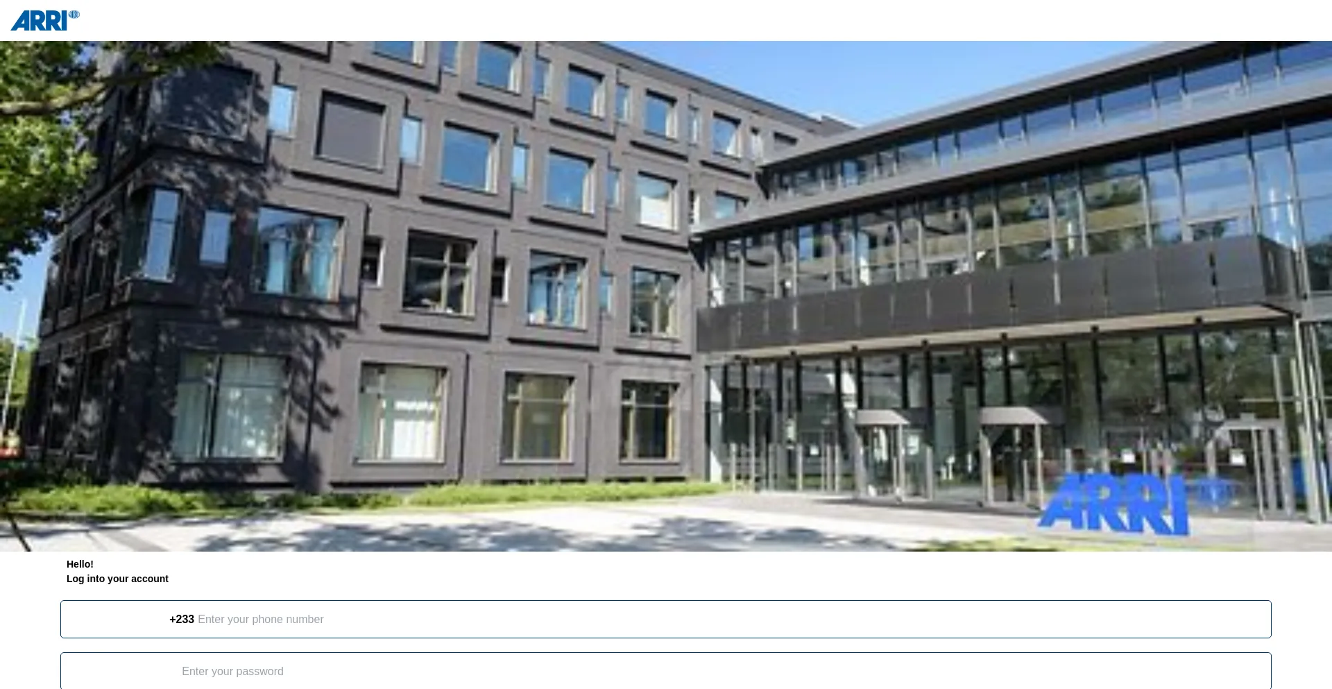 Website screenshot of Arri-1.shop