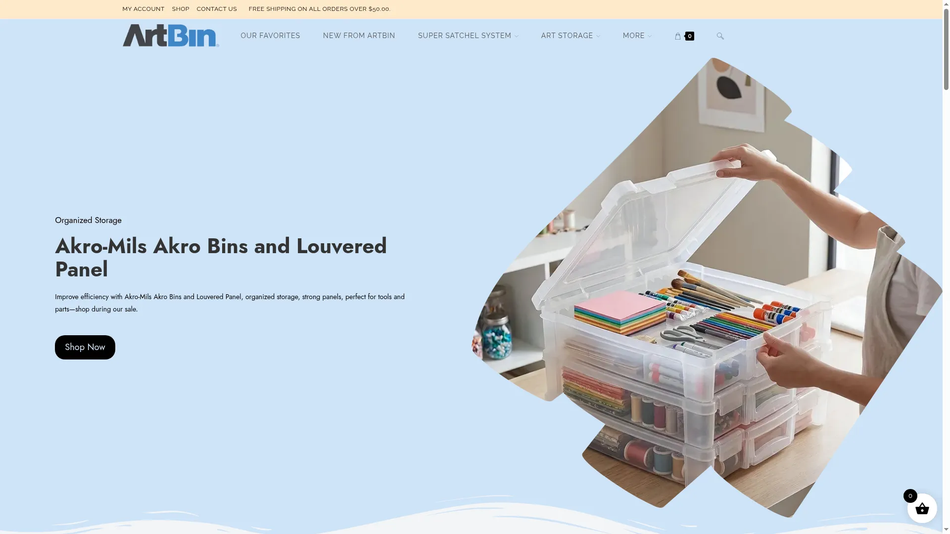 Artbincompartmentbox.com