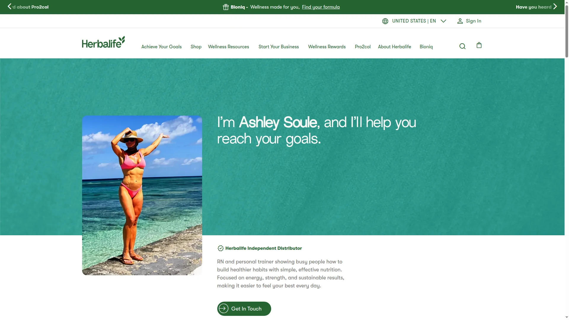 Ashleysoulern.herbalife.com