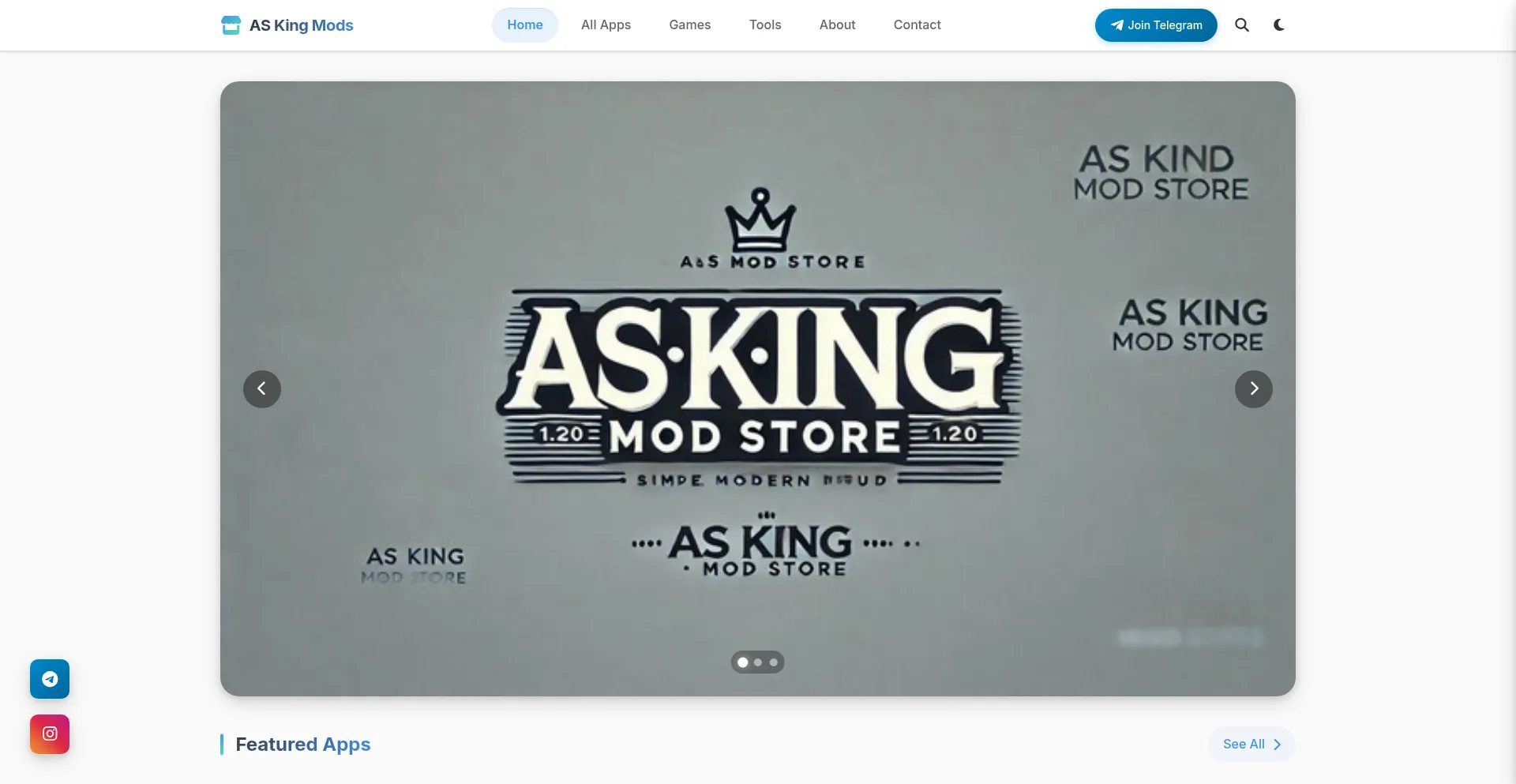 Website screenshot of Askingmod.in