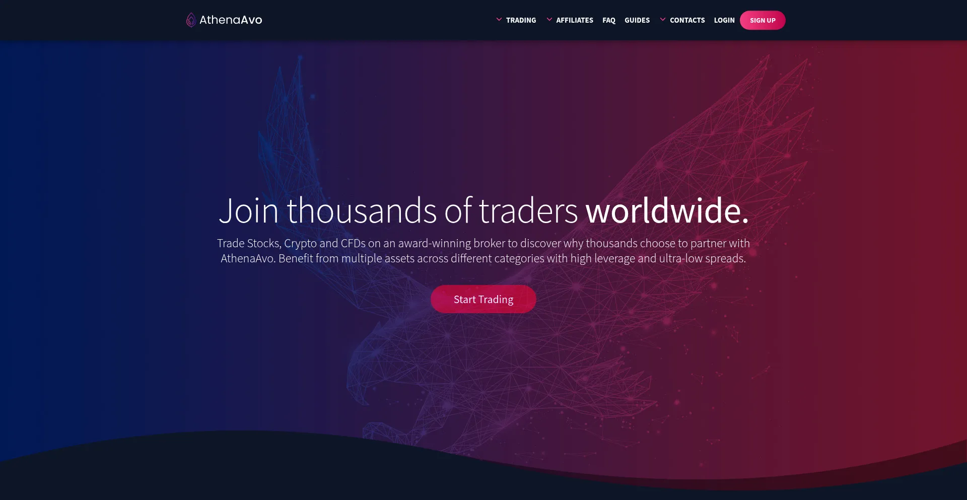Website screenshot of Athenaavo.com