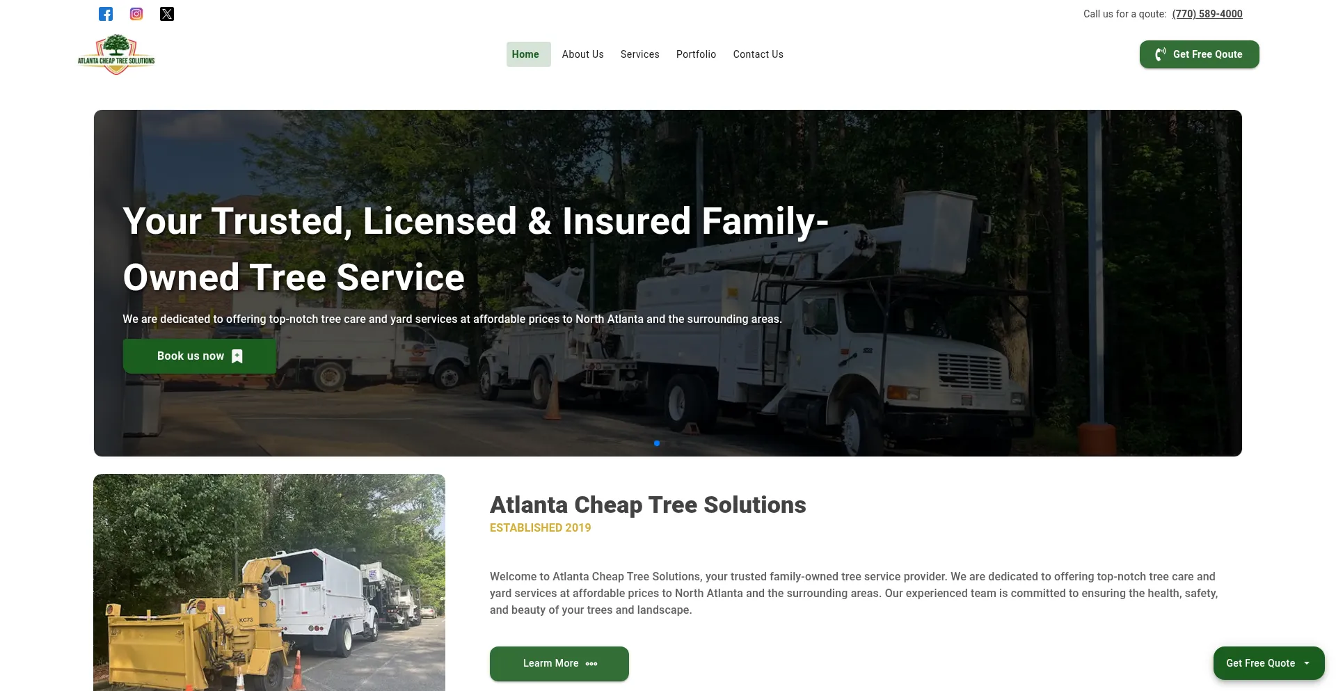 Atlantacheaptreesolutions.com é Seguro e Confiável?