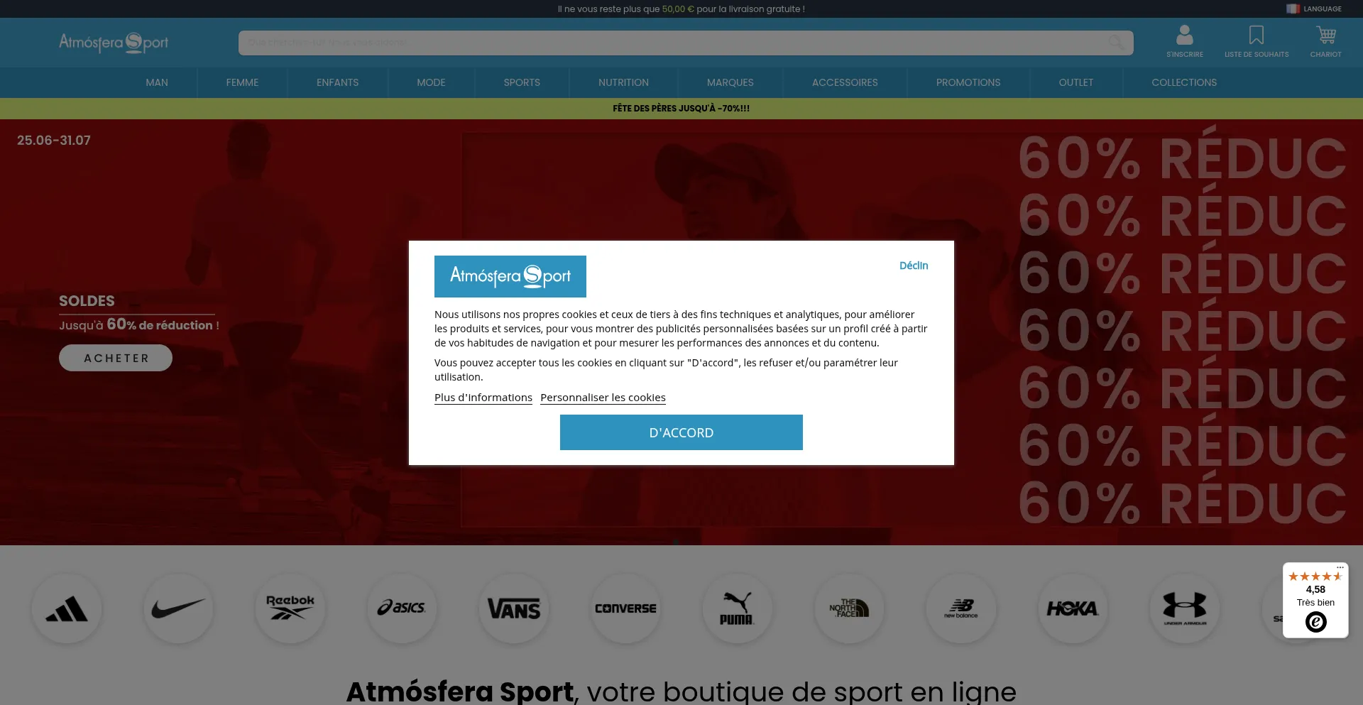 Atmosferasport.fr é Seguro e Confiável?