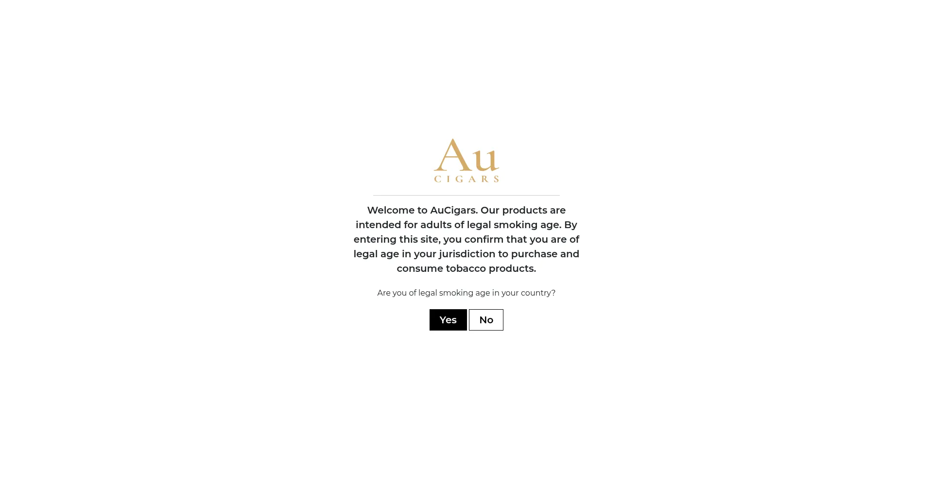 Website screenshot of Aucigars.com