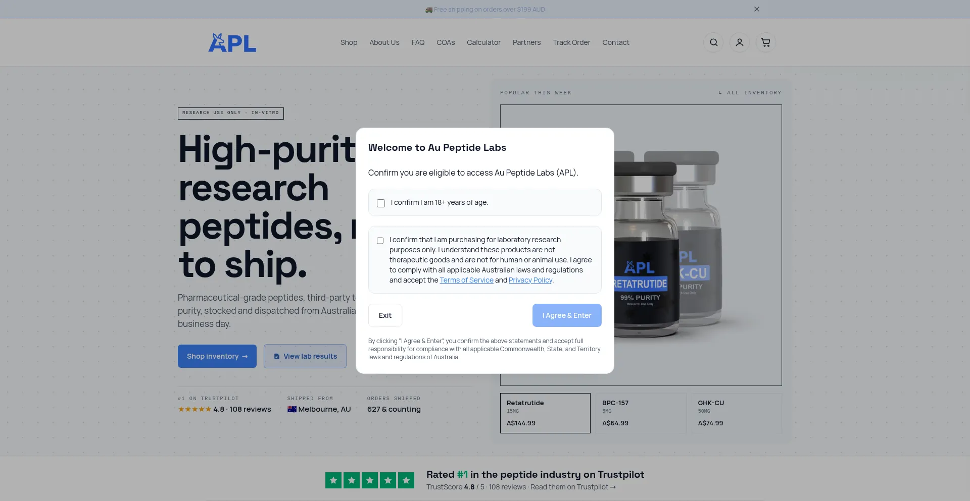 Aupeptidelabs.store