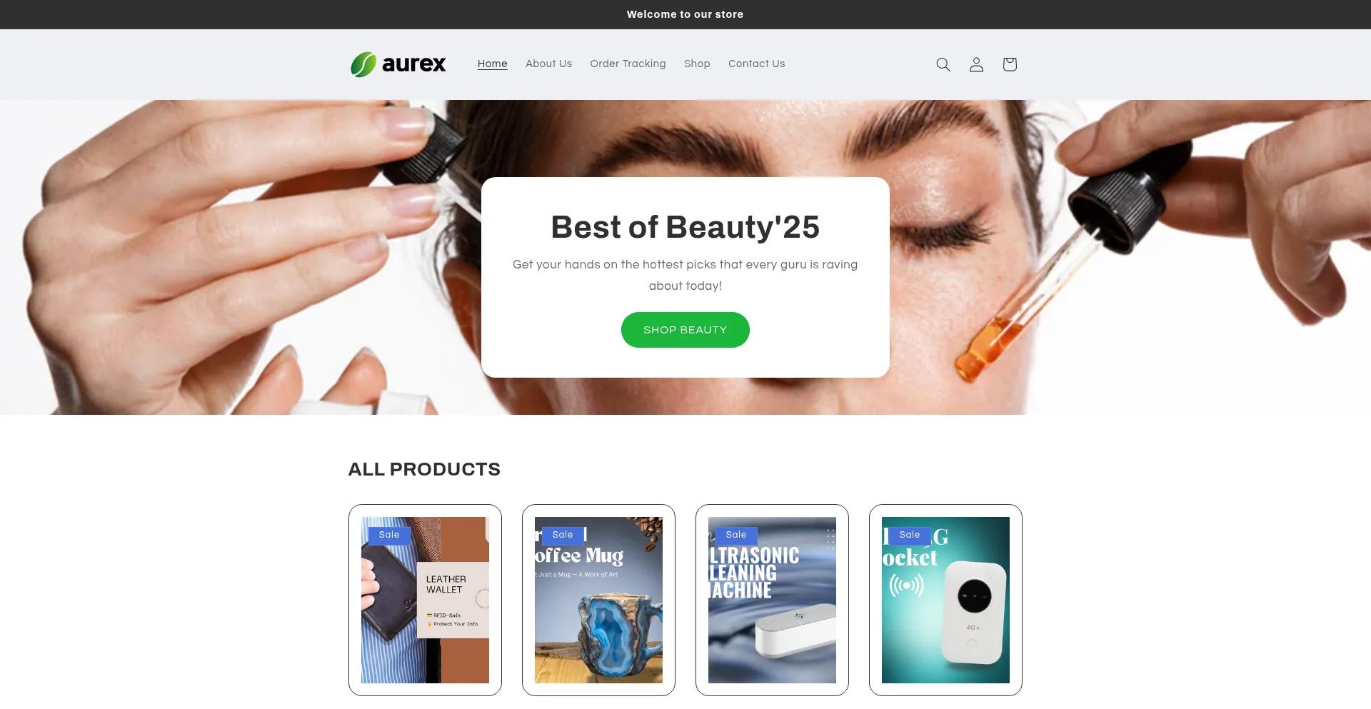 Website screenshot of Aurexcapitallimited.com
