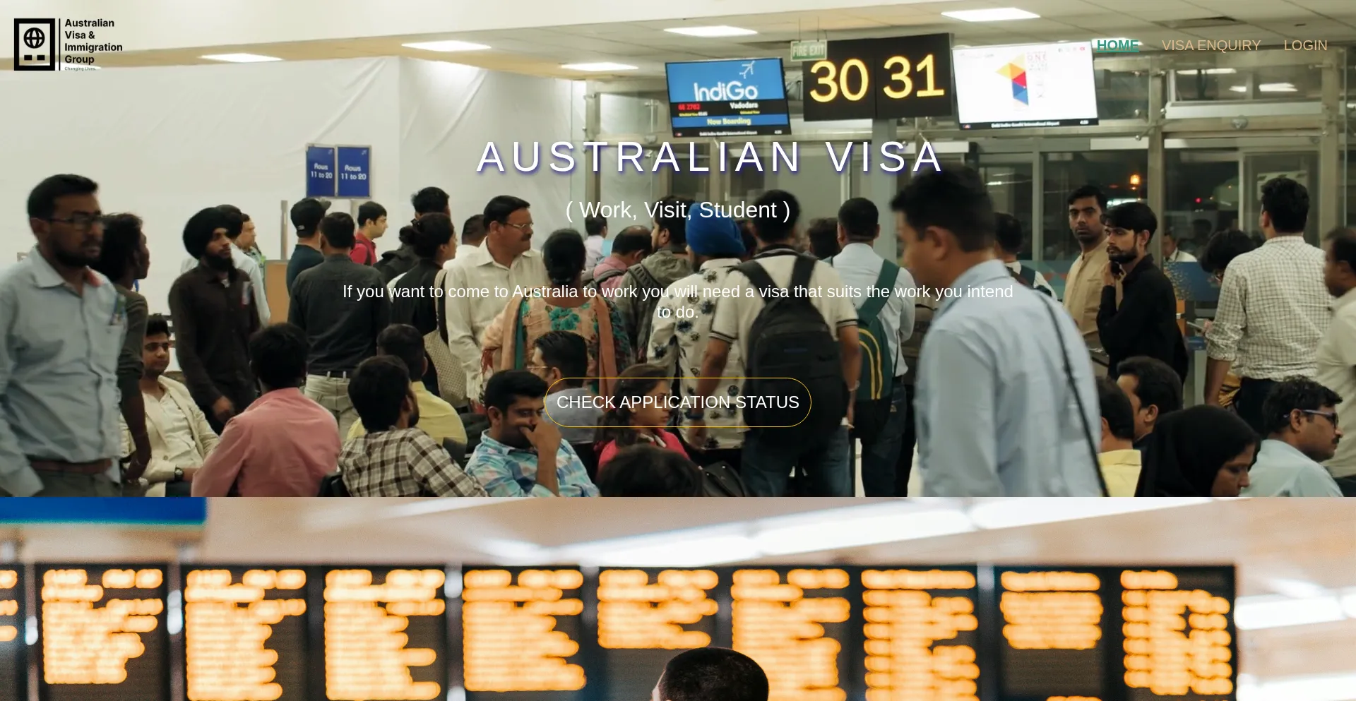 Website screenshot of Australiaworksvisas.com