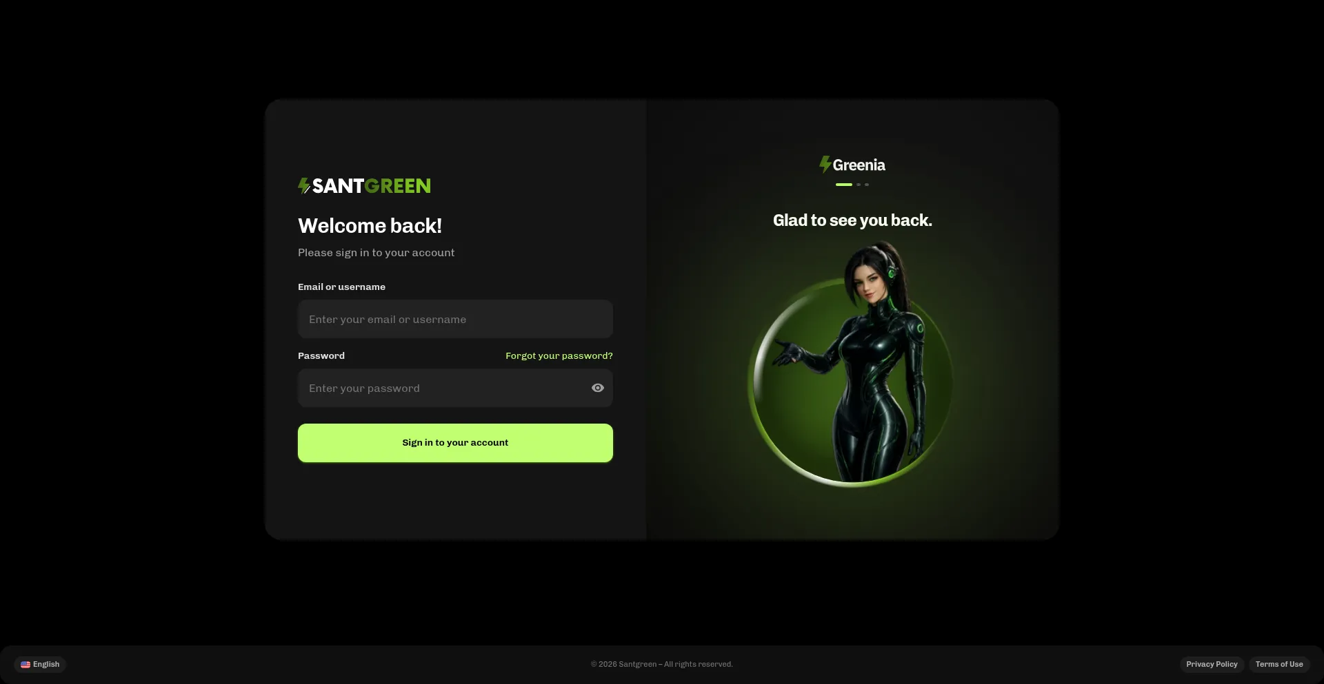 Auth.santgreen.com