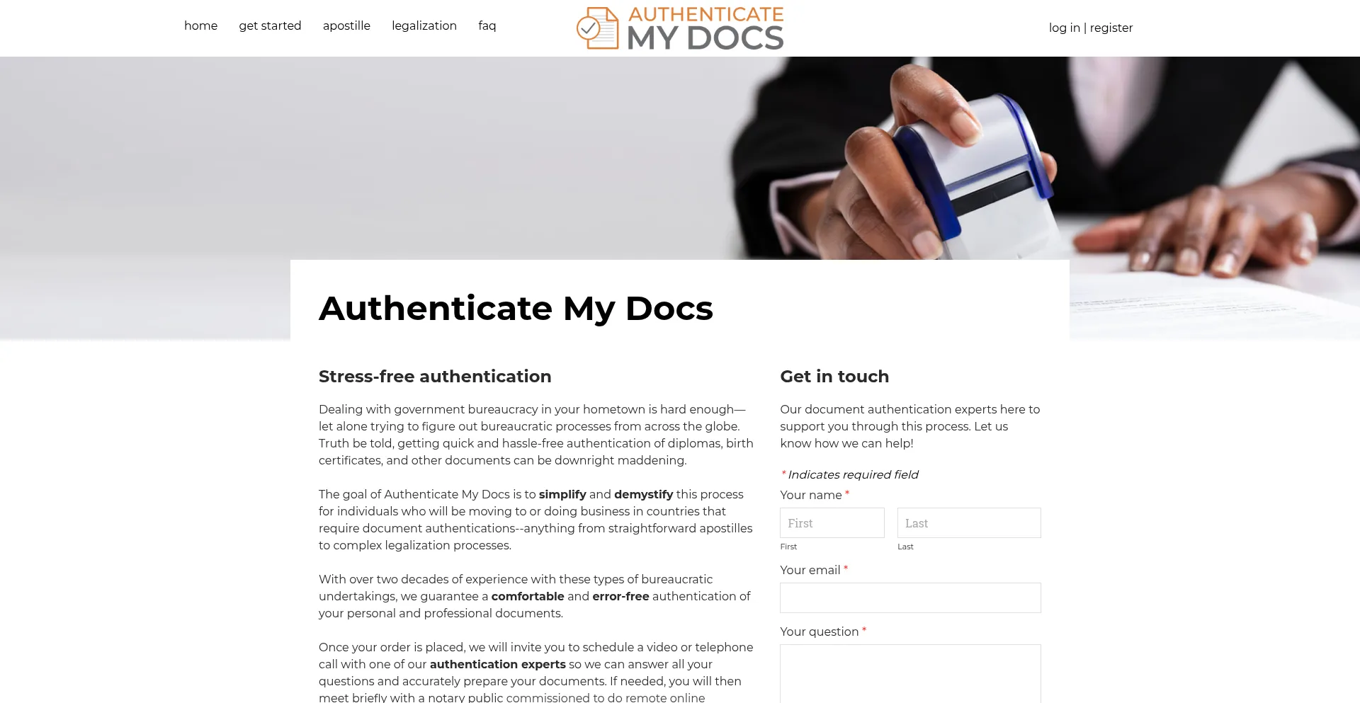 Authenticatemydocs.com é Seguro e Confiável?