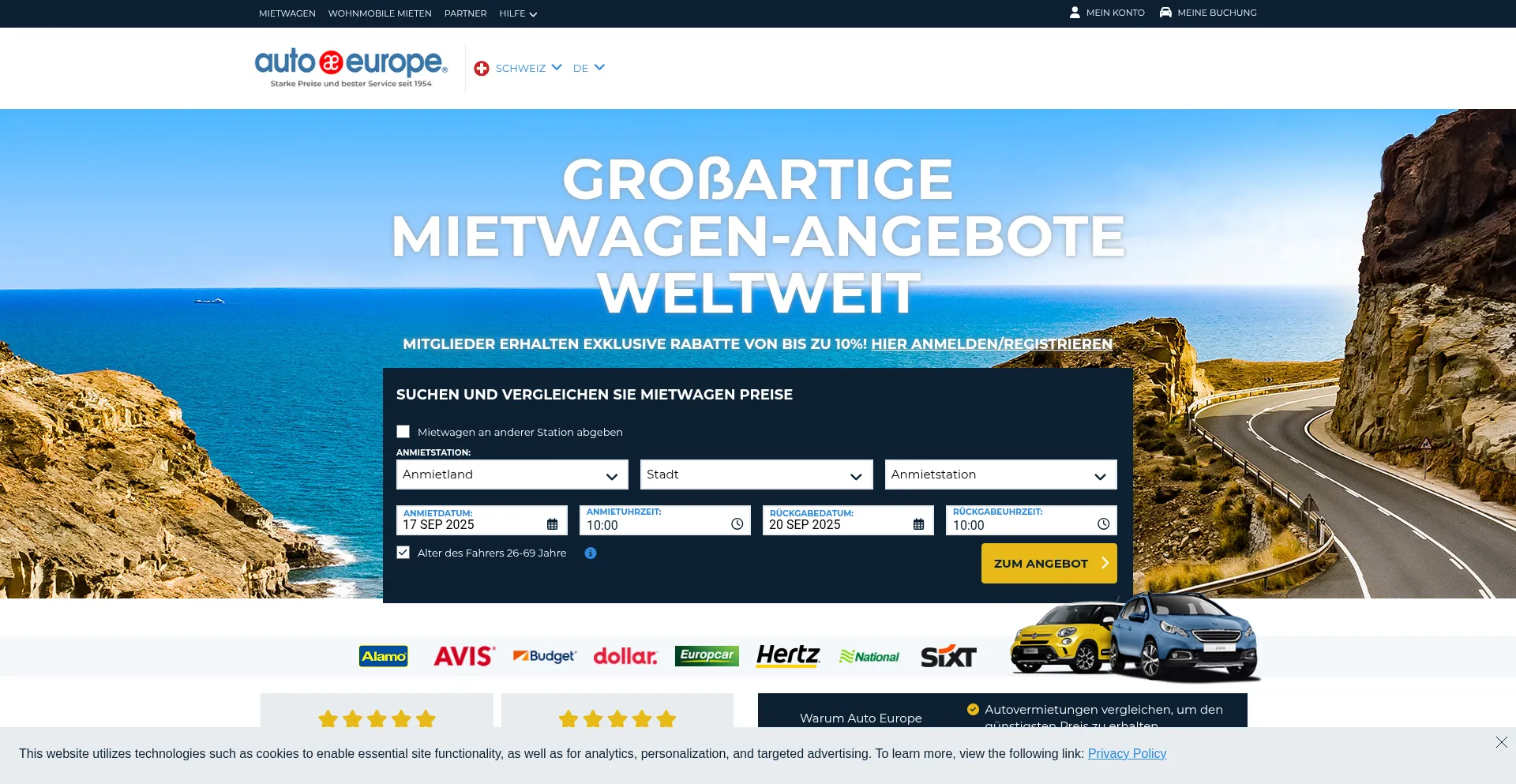 Autoeurope.ch é Seguro e Confiável?