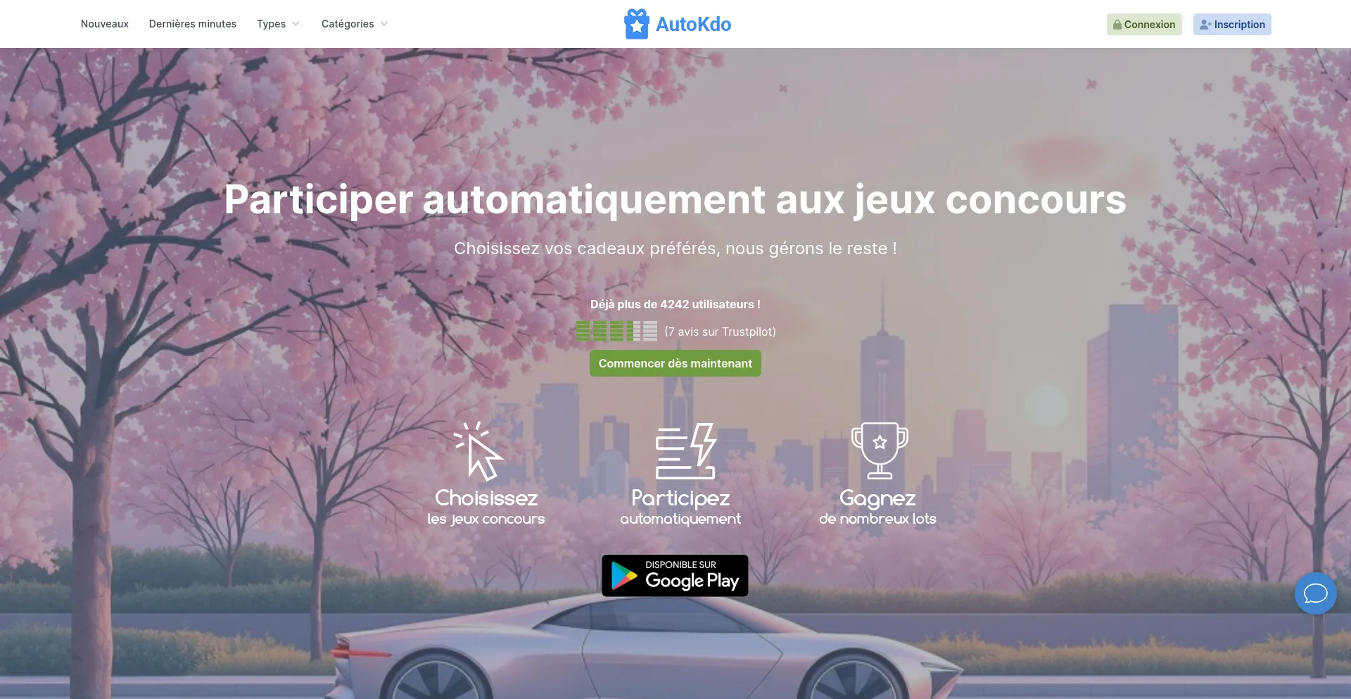 Website screenshot of Autokdo.com