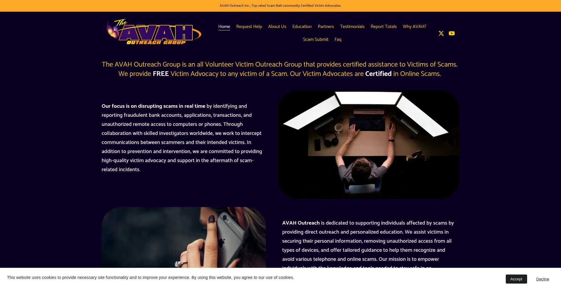 Avahoutreach.org é Seguro e Confiável?