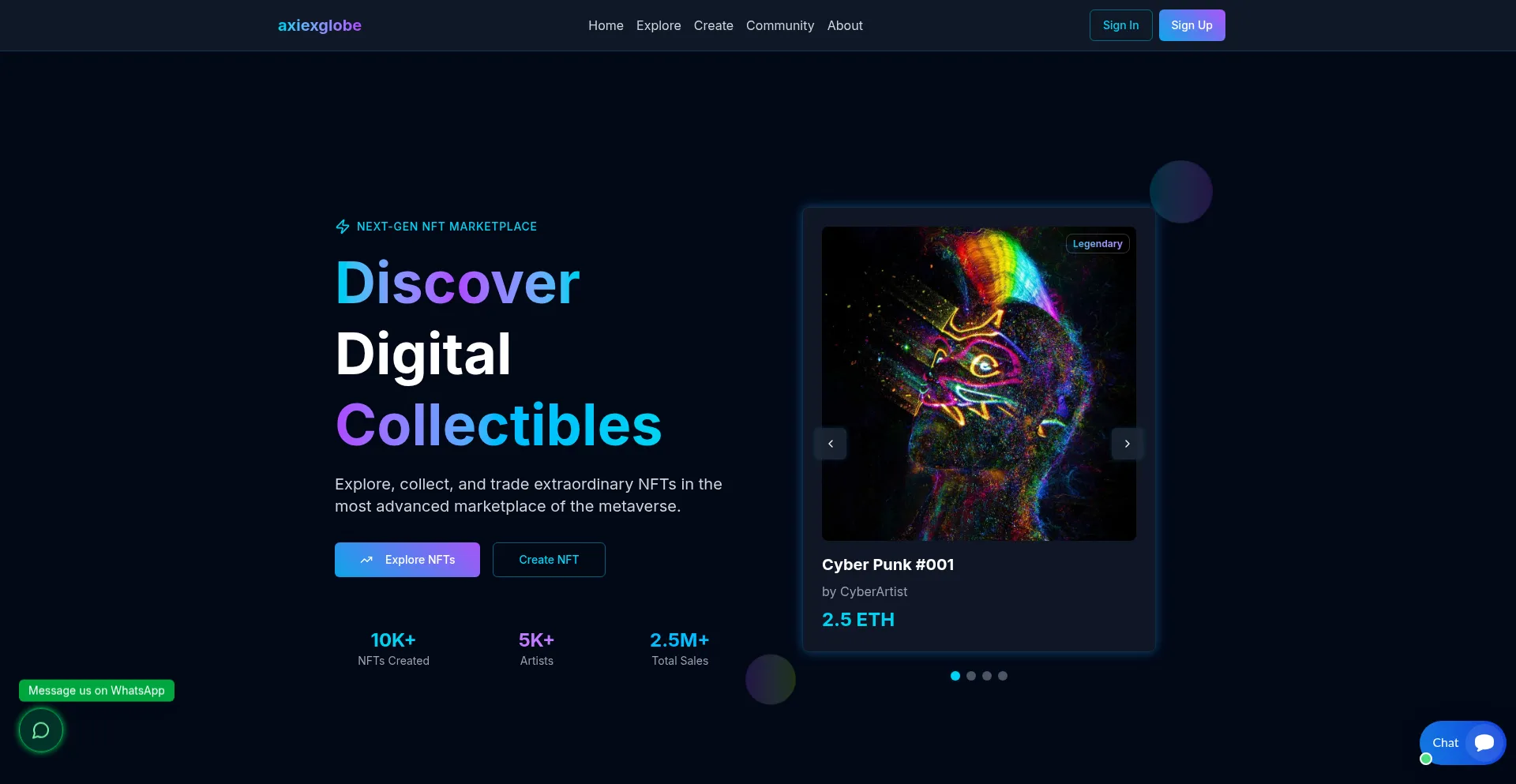 Axiexglobe.com Screenshot