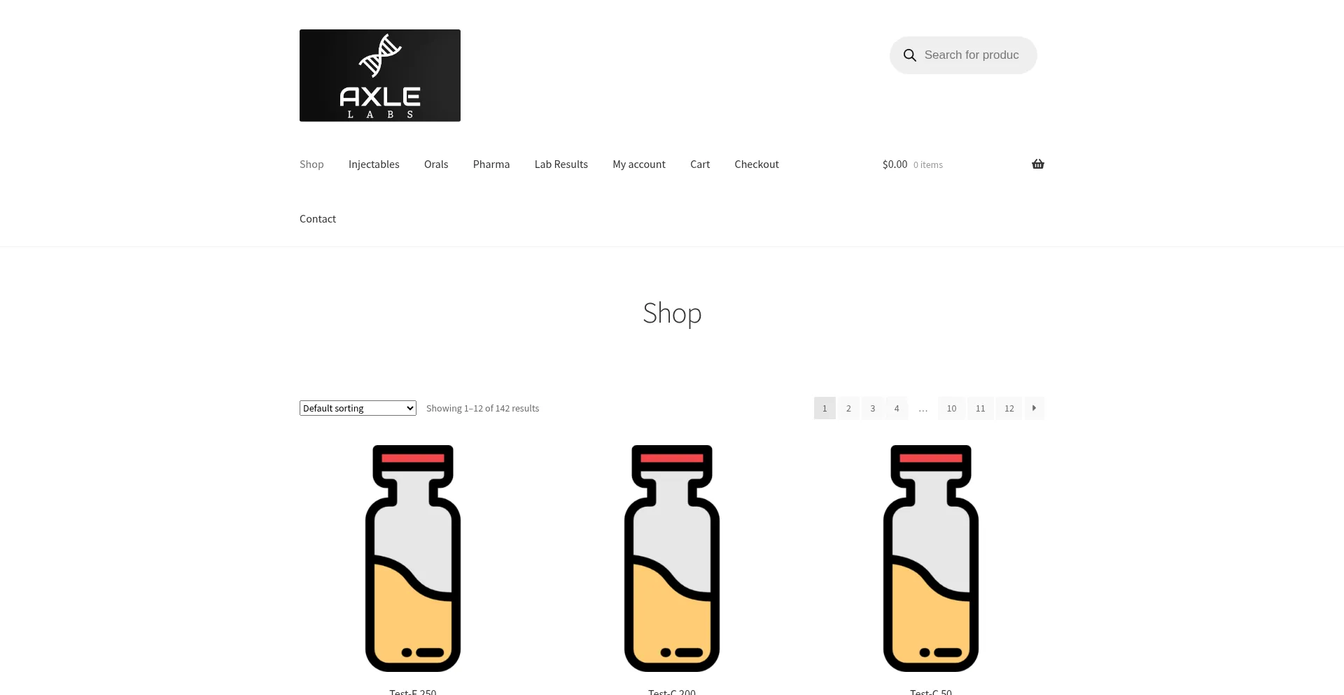 Website screenshot of Axlelabs.net
