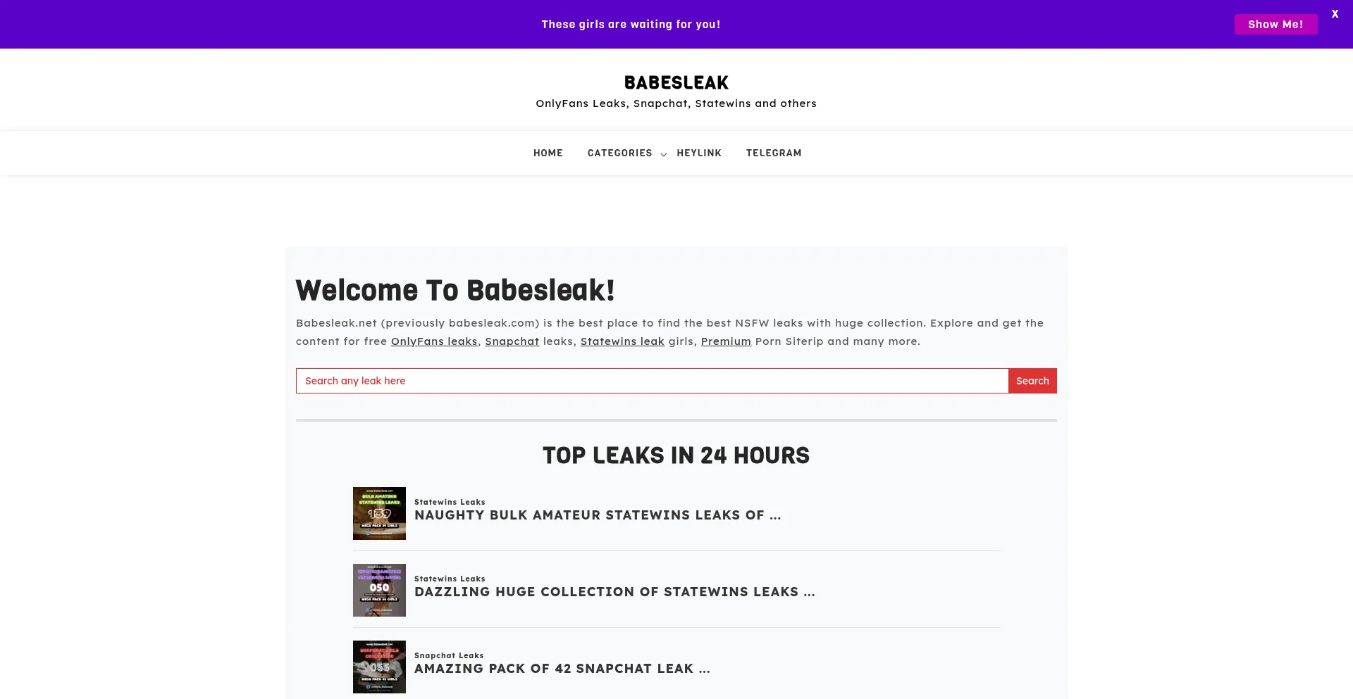 Babesleak.net é Seguro e Confiável?