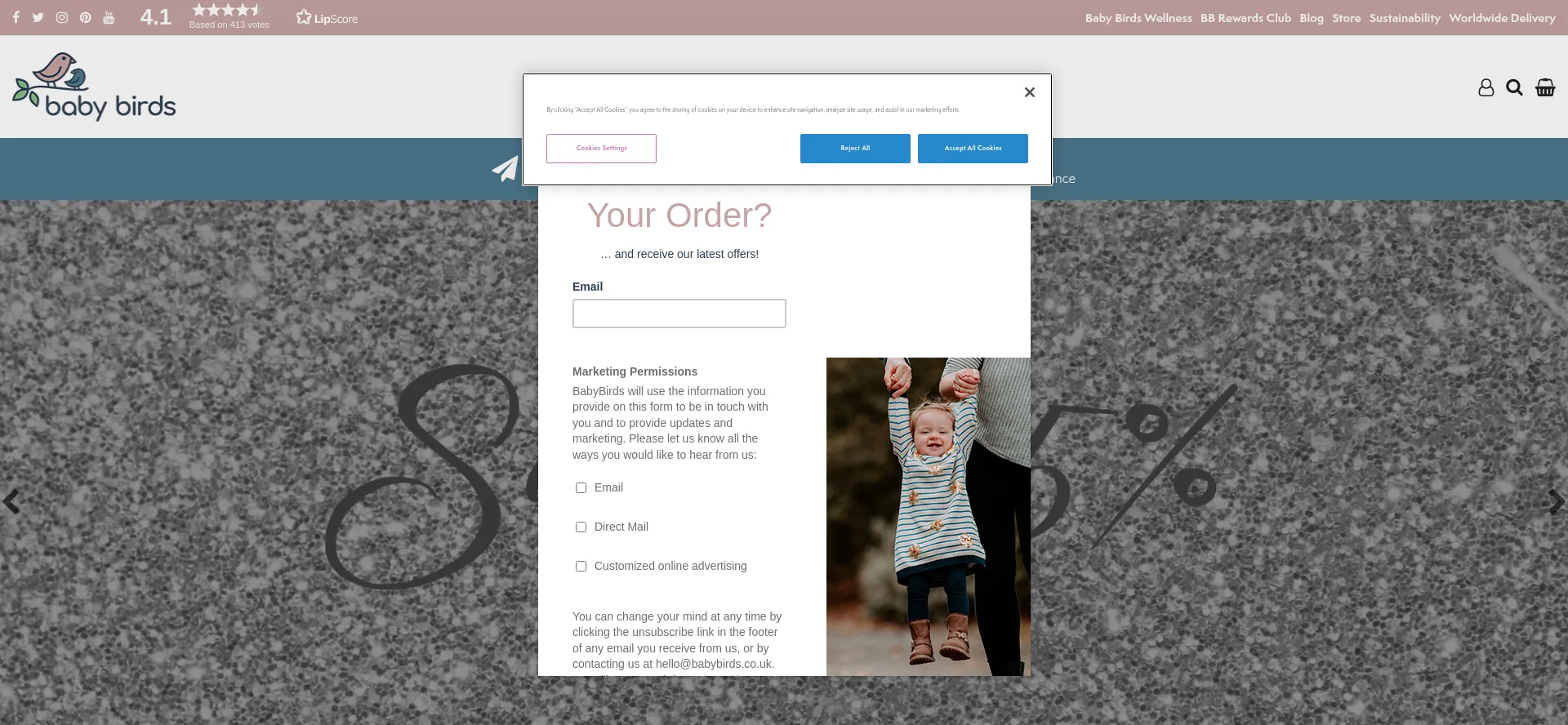 Babybirds.co.uk Screenshot