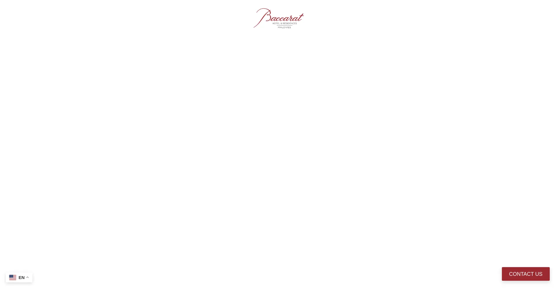 Website screenshot of Baccaratmaldivesresidences.com