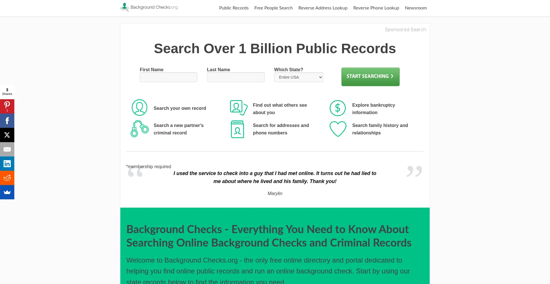 Backgroundchecks.org é Seguro e Confiável?