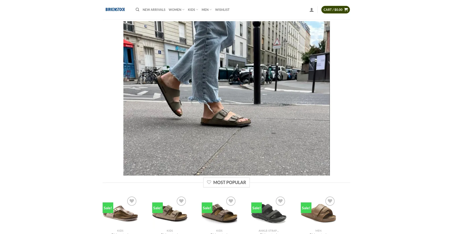 Website screenshot of Ballardshoes.com