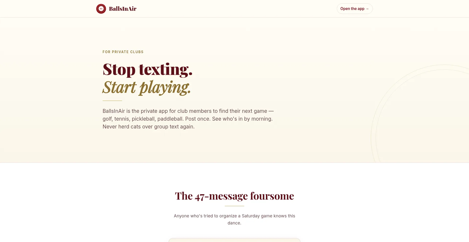 Ballsinair.com