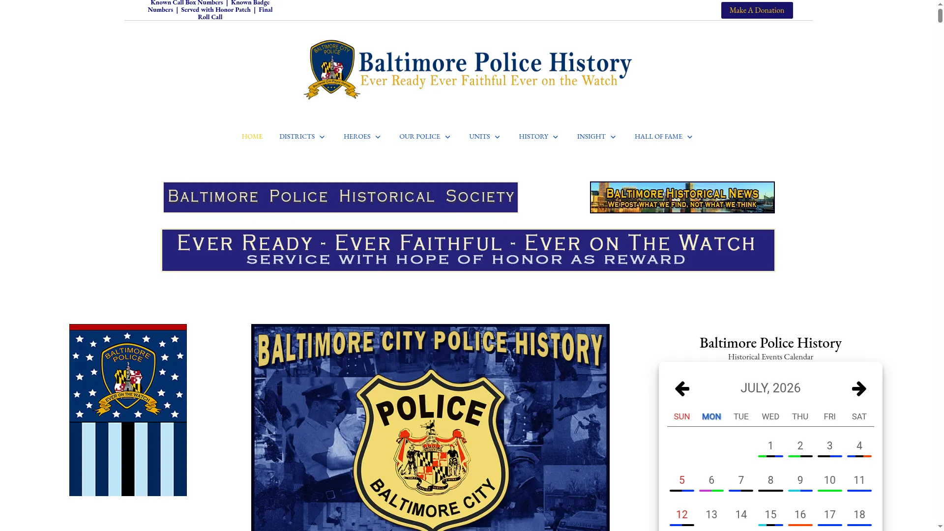Baltimorecitypolicehistory.com