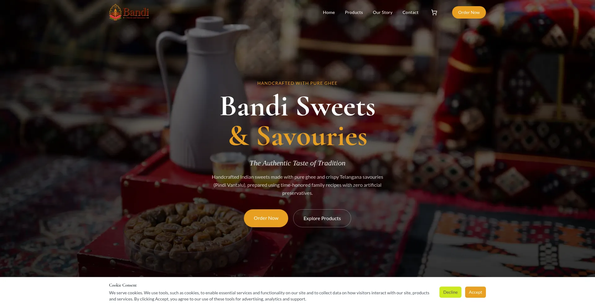 Bandisweetsandsavouries.com