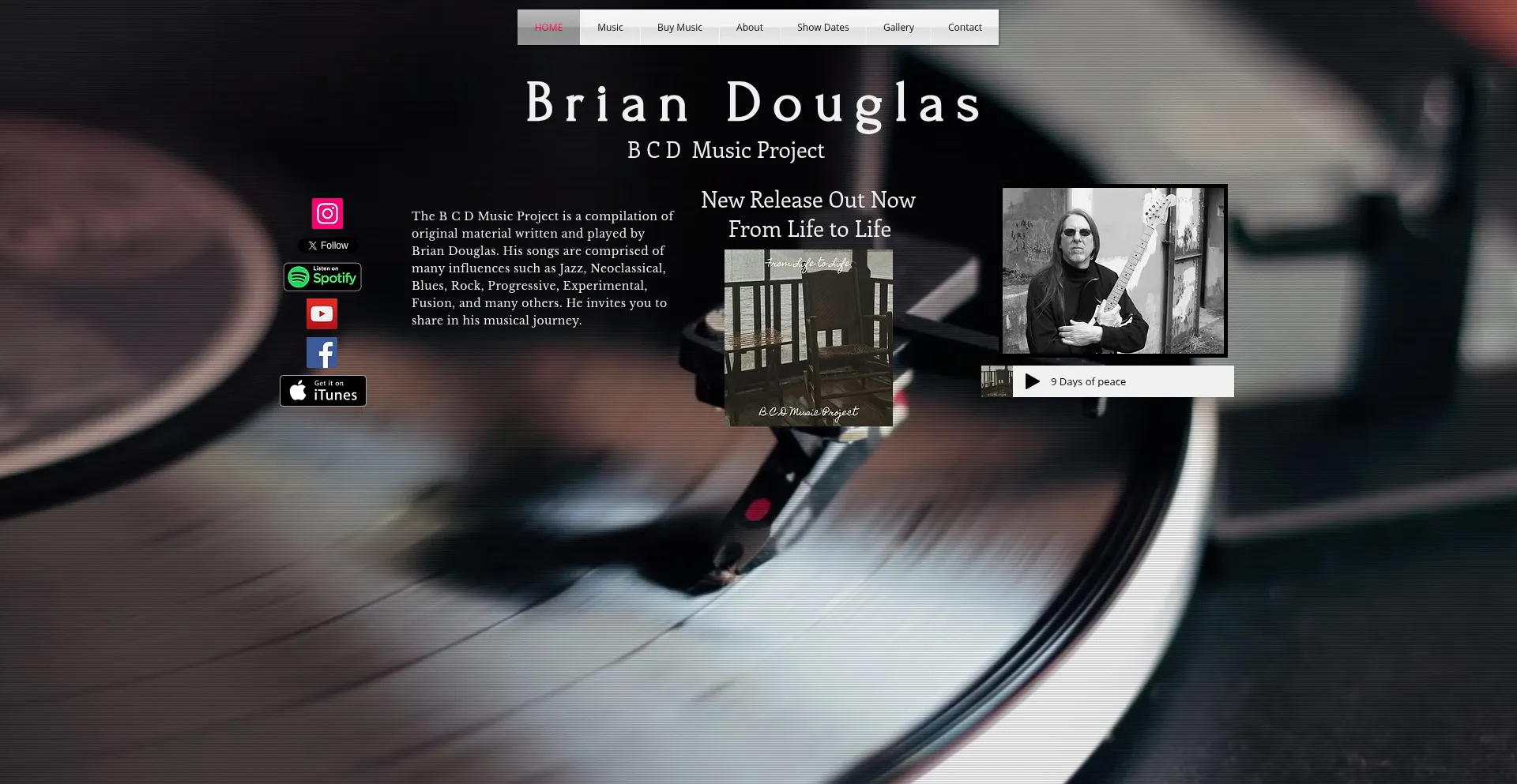 Website screenshot of Bcdmusicproject.com