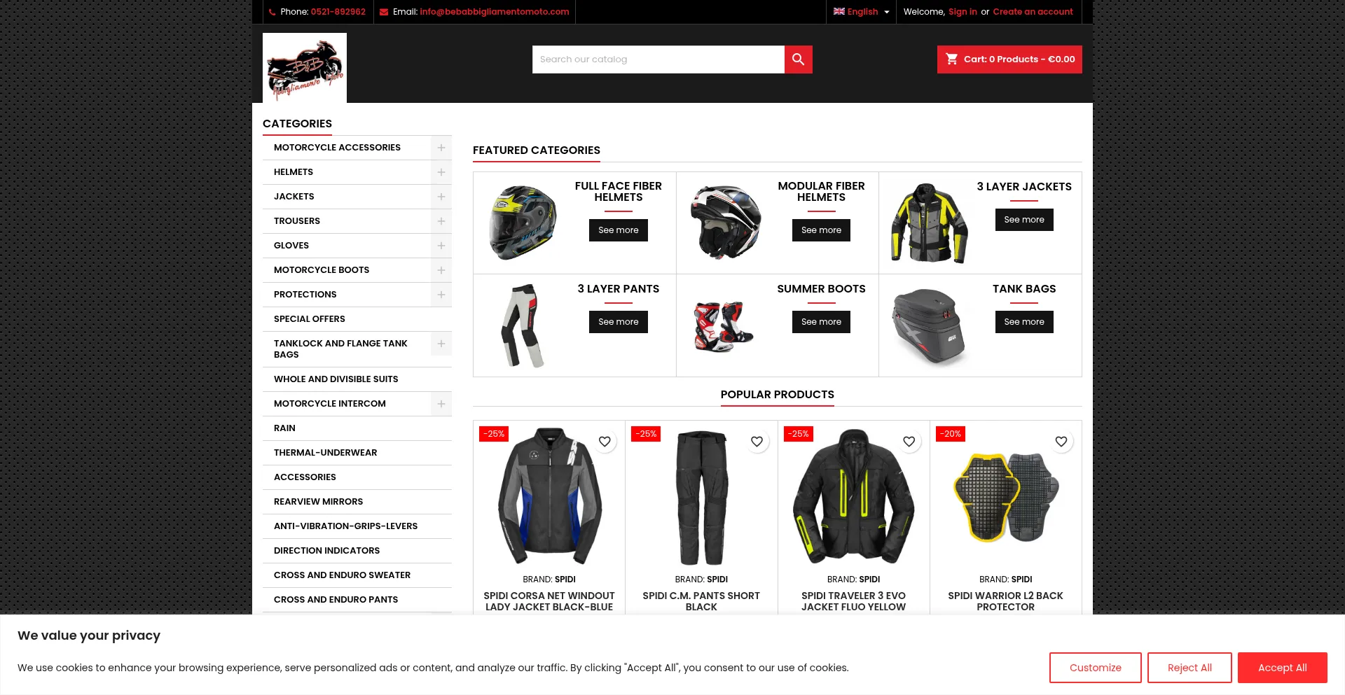 Bebabbigliamentomoto.com