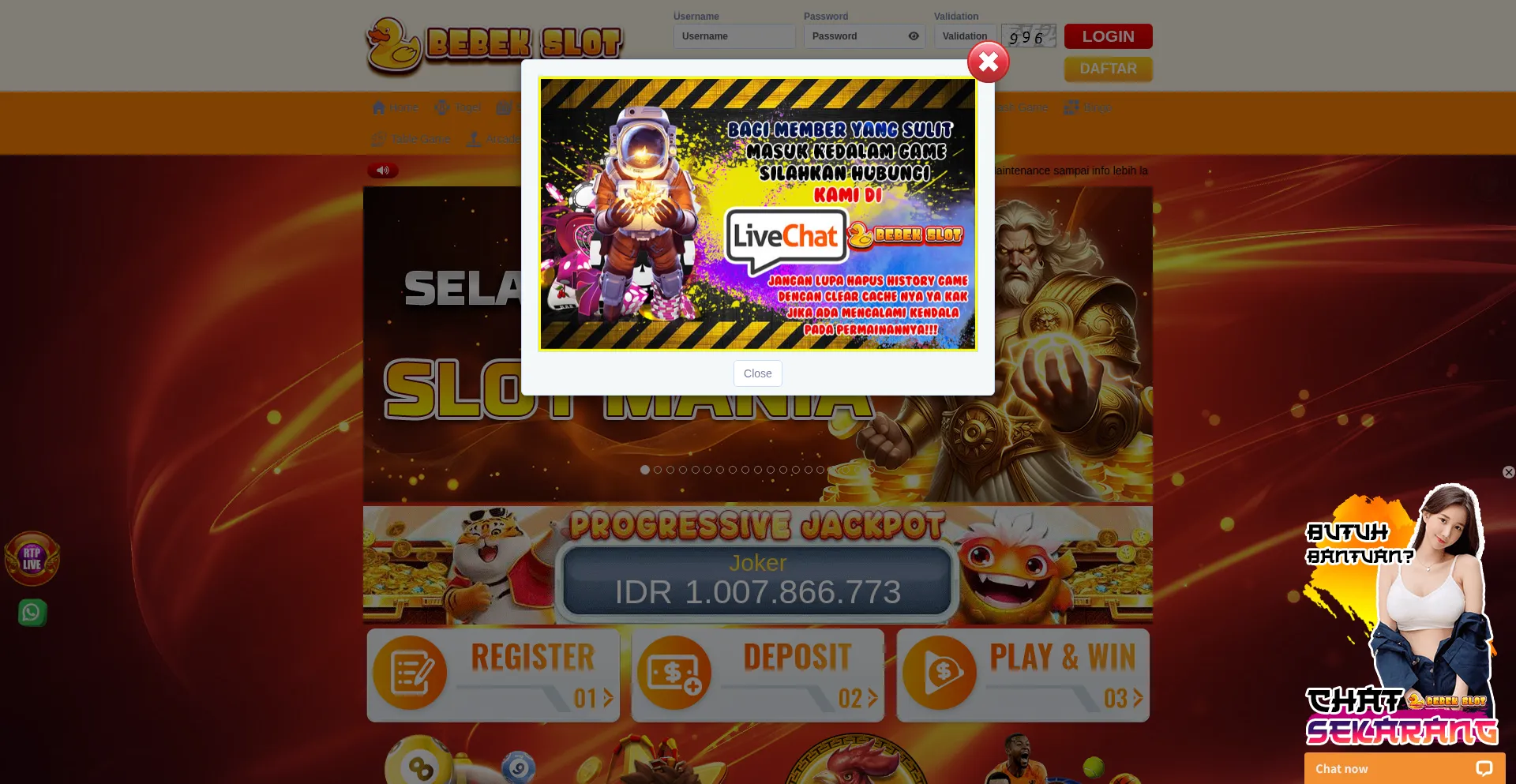 Bebekslotpro.com